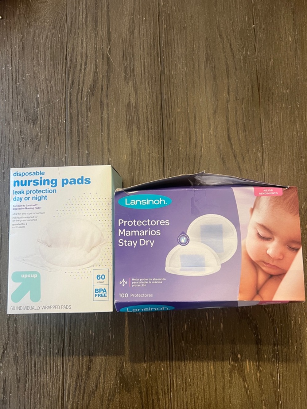 Lansinoh Stay Dry Nursing Pads + Disposable Nursing Pads Duo